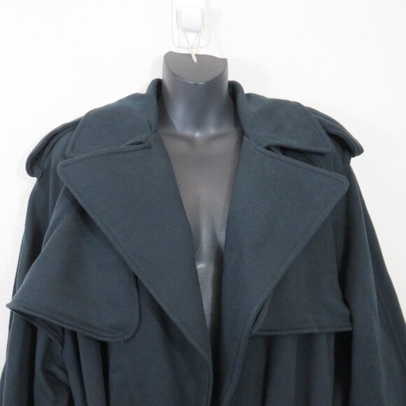 NWT $248 Skims Size Small Boyfriend Fleece Oversized Trench Coat In Washed Onyx - Picture 4 of 12